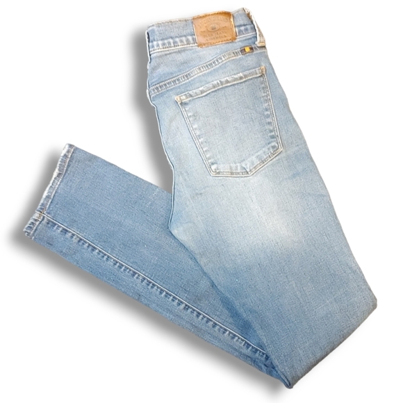 LUCKY BRAND - Brooke Straight Medium Wash Slight Distressed Size 4 - Picture 5 of 15